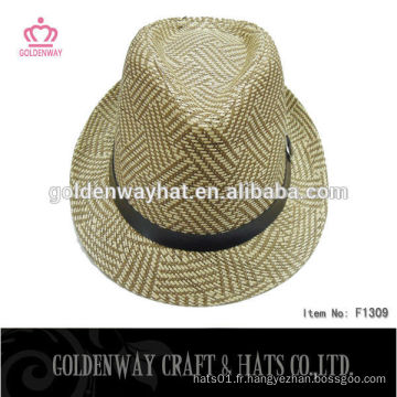 Chapeau de fedora de crochet de dame mixte